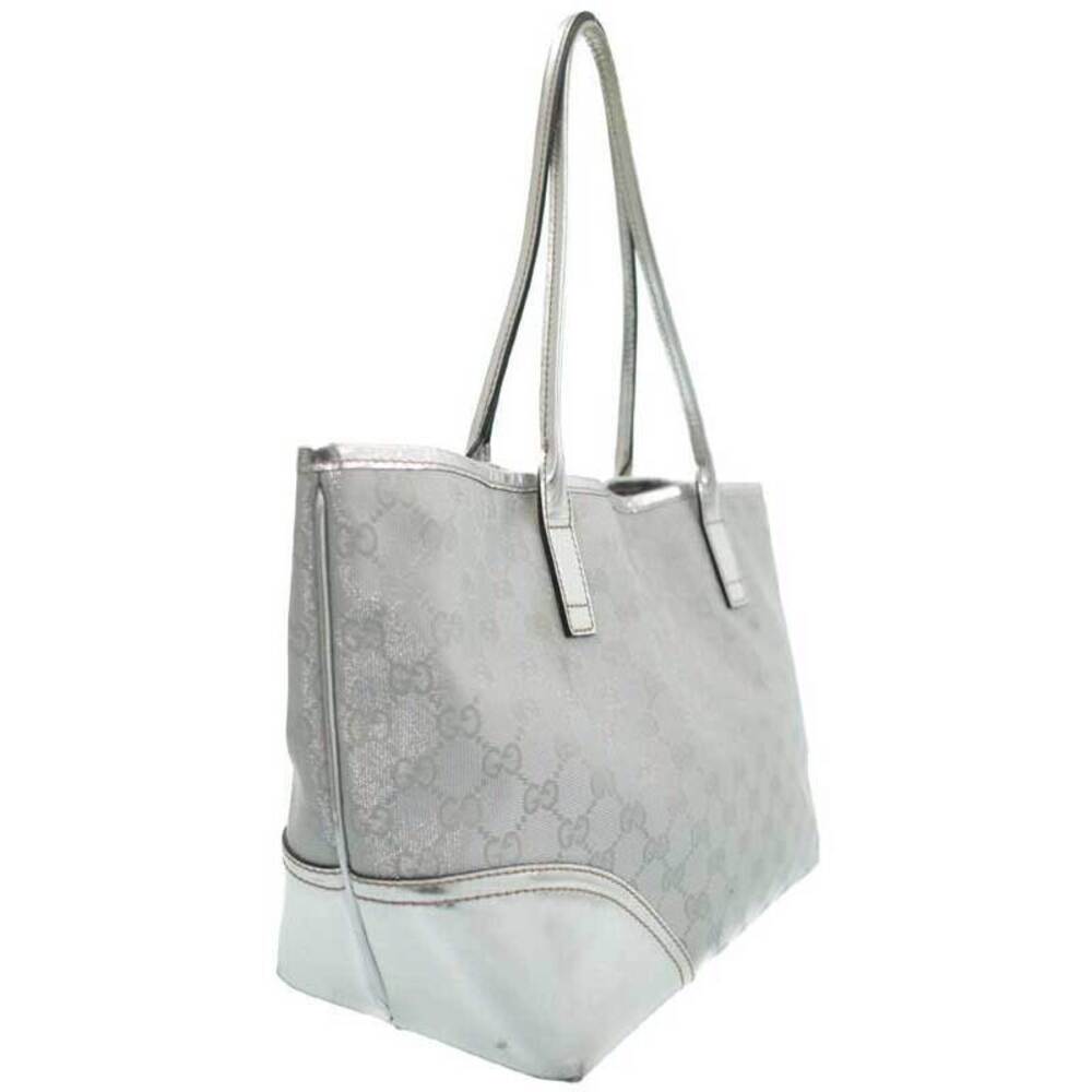 Gucci Canvas Bag canvas brown GG Tote mocha monogram Britt leather